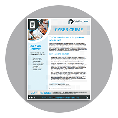 Fact Sheet Cyber Crime
