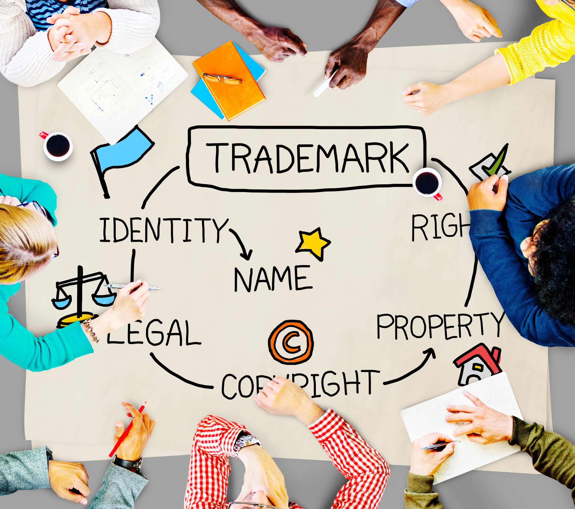 Trademark Copyright Identity Branding Product Concept